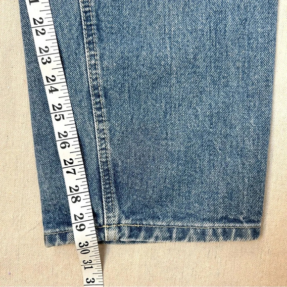 Vintage Y2K Tommy Hilfiger Perfect T Jean Women's Size 14 Blue Embroided Stars - Picture 10 of 13